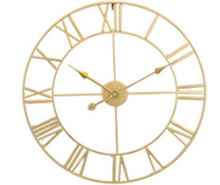 Load image into Gallery viewer, Wrought Iron Digital Wall Clock