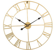 Load image into Gallery viewer, Wrought Iron Digital Wall Clock