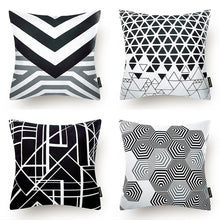 Load image into Gallery viewer, Household Geometric Super Soft Pillowcase – Modern Decorative Pillow Cover for Luxurious Comfort
