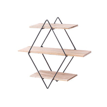 Load image into Gallery viewer, Diamond Bookshelf – Modern Geometric Display Shelf for Home and Office