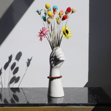 Load image into Gallery viewer, Loving Fist Full Of Flowers Vase – Unique Decorative Vase for Home and Office