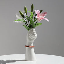 Load image into Gallery viewer, Loving Fist Full Of Flowers Vase – Unique Decorative Vase for Home and Office