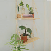 Load image into Gallery viewer, Bohemian Hand-Woven Shelf – Stylish and Functional Boho Storage Solution for Home Décor