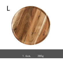 Load image into Gallery viewer, Round Wooden Tray
