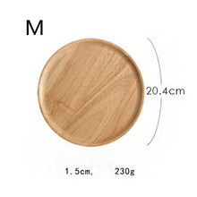 Load image into Gallery viewer, Round Wooden Tray