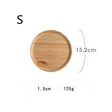 Load image into Gallery viewer, Round Wooden Tray