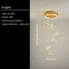 Load image into Gallery viewer, Loft Personality Revolving Duplex Butterfly Chandelier – Stunning Modern Lighting for Elegant Home Décor