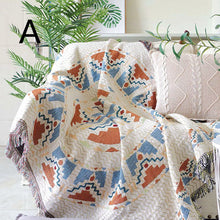 Load image into Gallery viewer, Luxurious Cotton Hemp Woven Thread Blanket – Eco-Friendly and Ultra-Soft Throw for All Seasons