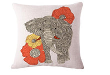 Load image into Gallery viewer, Elephant Series Throw Pillow Covers – Charming and Vibrant Decorative Pillow Covers for Home Décor