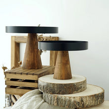 Load image into Gallery viewer, High Stand Contemporary Wooden Tray – Elegant and Functional Serving Tray for Modern Homes