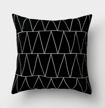 Load image into Gallery viewer, Simple Black And White Throw Pillow Cover
