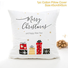 Load image into Gallery viewer, Festive Christmas Pillow Covers – Decorative Holiday Throw Pillow Cases for Home Décor