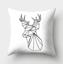 Load image into Gallery viewer, Simple Black And White Throw Pillow Cover