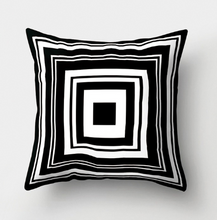 Load image into Gallery viewer, Simple Black And White Throw Pillow Cover