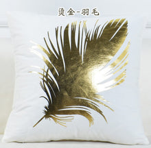Load image into Gallery viewer, Luxurious Golden Decor Pillow Covers – Elegant and Stylish Throw Pillow Cases for Home Décor