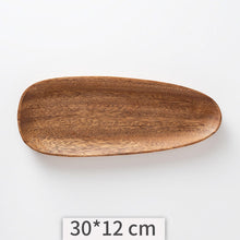 Load image into Gallery viewer, Elegant Acacia Wooden Tray – Versatile Serving and Decorative Tray for Home and Kitchen