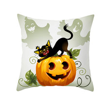 Load image into Gallery viewer, Spooky Halloween Pillowcase – Festive Decorative Pillow Cover for Halloween Décor