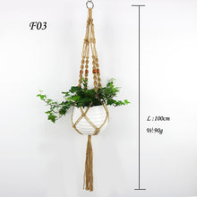 Load image into Gallery viewer, Elegant Net Hanging Plant Basket – Stylish and Durable Hanging Planter for Indoor and Outdoor Use