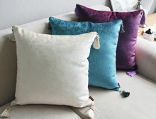 Load image into Gallery viewer, European Luxury Audrey Hanging Ear Pillow Cover – Elegant and Comfortable Decorative Pillowcase