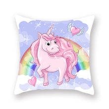 Load image into Gallery viewer, Unicorn Cushion Pillow Cover