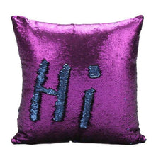 Load image into Gallery viewer, Mermaid Sequined Pillowcase – Sparkling Reversible Sequin Pillow Cover for Home Décor