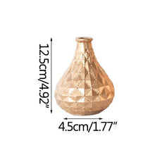 Load image into Gallery viewer, Elegant Golden Glass Vase – Stylish and Modern Decorative Vase for Home and Events