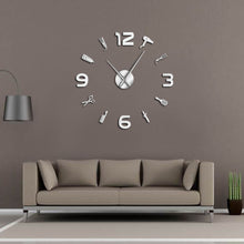 Load image into Gallery viewer, Modern Decorative Wall Sticker Clock – Stylish and Functional Wall Décor for Home and Office