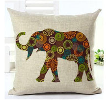 Load image into Gallery viewer, Elephant Series Throw Pillow Covers – Charming and Vibrant Decorative Pillow Covers for Home Décor