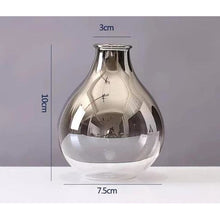 Load image into Gallery viewer, Elegant Silver Rose Vase – Luxurious Decorative Flower Vase for Home and Event Décor