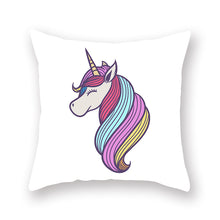Load image into Gallery viewer, Unicorn Cushion Pillow Cover
