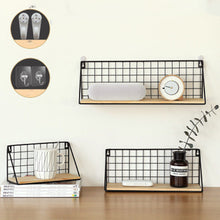 Load image into Gallery viewer, Japanese Style Wrought Iron Shelf – Elegant and Functional Storage Solution for Home and Office