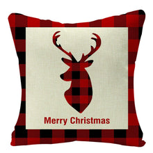 Load image into Gallery viewer, Christmas Printed Throw Pillow Car Sofa Cushion Cover Linen