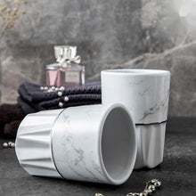Load image into Gallery viewer, Simple Style Marble Ceramic Bathroom Set