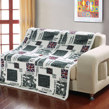 Load image into Gallery viewer, National Flag Lamb Cashmere Imitation Mink Blanket – Ultra-Soft and Cozy Patriotic Throw