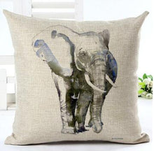 Load image into Gallery viewer, Elephant Series Throw Pillow Covers – Charming and Vibrant Decorative Pillow Covers for Home Décor