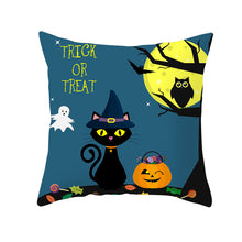 Load image into Gallery viewer, Spooky Halloween Pillowcase – Festive Decorative Pillow Cover for Halloween Décor
