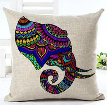 Load image into Gallery viewer, Elephant Series Throw Pillow Covers – Charming and Vibrant Decorative Pillow Covers for Home Décor