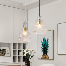 Load image into Gallery viewer, Elegant Glass Bottle Chandelier – Unique and Modern Hanging Light Fixture for Home Décor