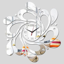 Load image into Gallery viewer, Fashion Mirror Wall Clock – Modern Decorative Timepiece for Stylish Home Décor