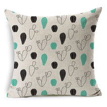 Load image into Gallery viewer, Elegant Black and White Throw Pillowcase – Modern Decorative Pillow Cover for Stylish Home Décor