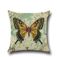 Load image into Gallery viewer, Butterfly Cotton Pillowcase – Elegant and Soft Decorative Pillow Cover for Home Décor