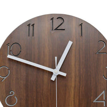 Load image into Gallery viewer, Wooden Creative Wall Clock