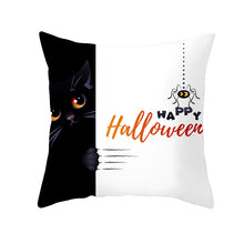Load image into Gallery viewer, Spooky Halloween Pillowcase – Festive Decorative Pillow Cover for Halloween Décor
