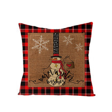 Load image into Gallery viewer, Festive Christmas Pillow Covers – Holiday Decorative Throw Pillow Cases for Home Décor