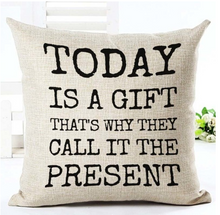 Load image into Gallery viewer, Elegant Black and White Throw Pillowcase – Modern Decorative Pillow Cover for Stylish Home Décor