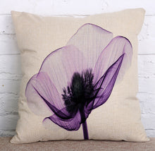 Load image into Gallery viewer, Linen Floral Pillowcase – Soft Waist Pillow for Elegant Home Furnishing