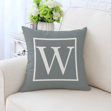 Load image into Gallery viewer, Alphabet Single-Sided Printed Pillowcase – Stylish and Fun Decorative Pillow Cover for Home Décor