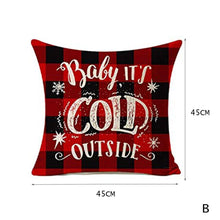 Load image into Gallery viewer, Festive Christmas Pillow Covers – Holiday Decorative Throw Pillow Cases for Home Décor