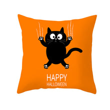 Load image into Gallery viewer, Spooky Halloween Pillowcase – Festive Decorative Pillow Cover for Halloween Décor