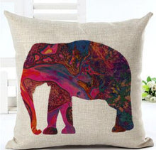 Load image into Gallery viewer, Elephant Series Throw Pillow Covers – Charming and Vibrant Decorative Pillow Covers for Home Décor